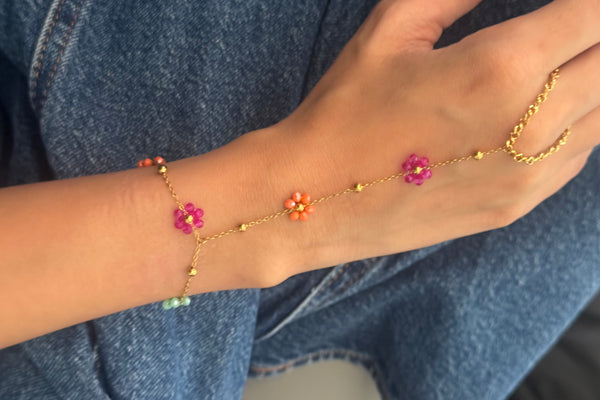 Floral Hand Chain