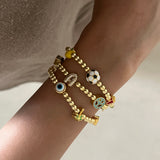 Gold Pop Charm Bracelet
