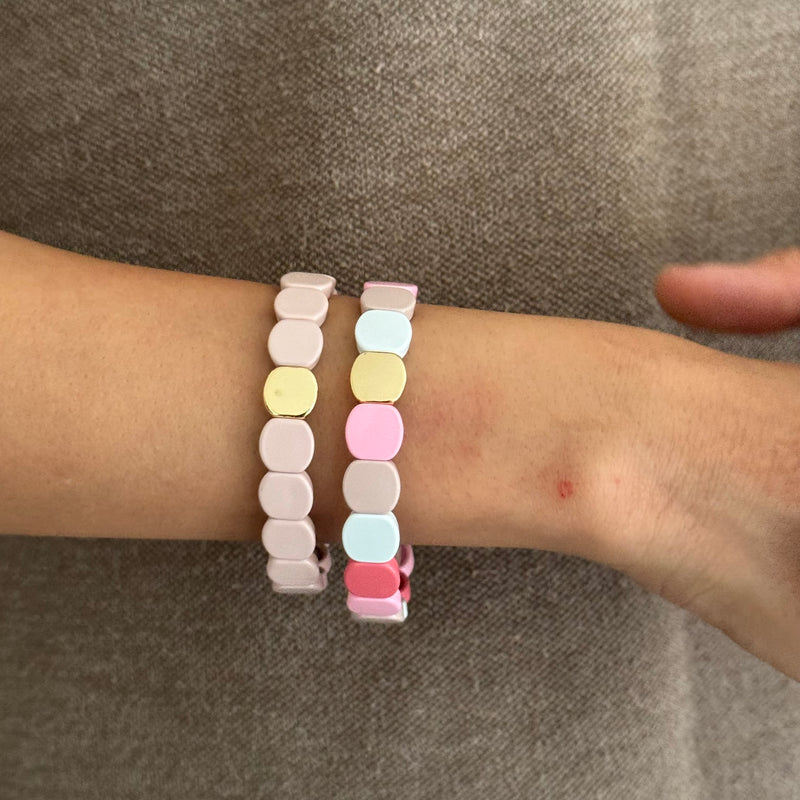 Set of 2 - Blush Pink Candy Stack
