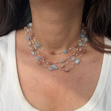 Three way stone Magnetic necklace/bracelet