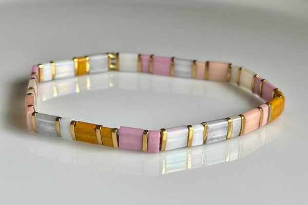 Seashell Tila Bracelet