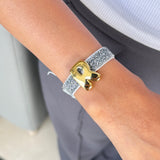 Signature Spark Initial Stretch Bracelet