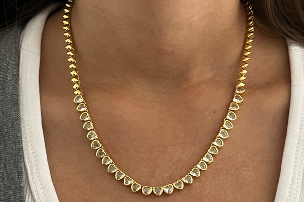 Tennis Heart Necklace