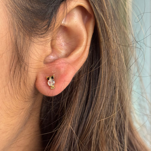 Owl Studs - Pair