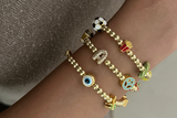Gold Pop Charm Bracelet