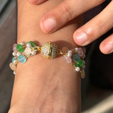 Pastel Confetti Magnetic Stones Bracelet