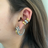 Two Toned Triple Ear Cuff