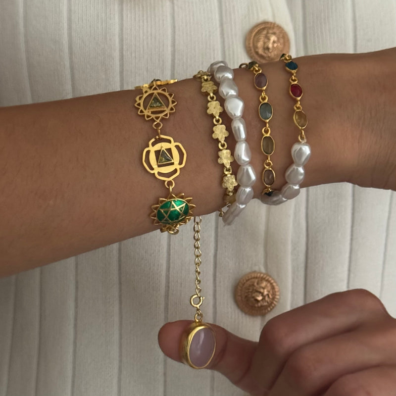 Prism Cluster Wrap Bracelet ( Due to high demand ships after 5 days)
