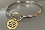 Soul Sister Two Toned Bracelet - Sister I Got To Choose