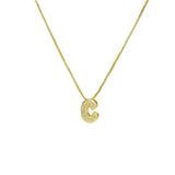 Mini Bubble Initial Name Necklace  (Bestseller) (Due to high demand ships after 8 business days)