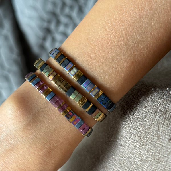 Set of 3 - Moonwave Tila Bracelets