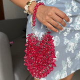 Hot Slush Pink Crystal On Cue Bag