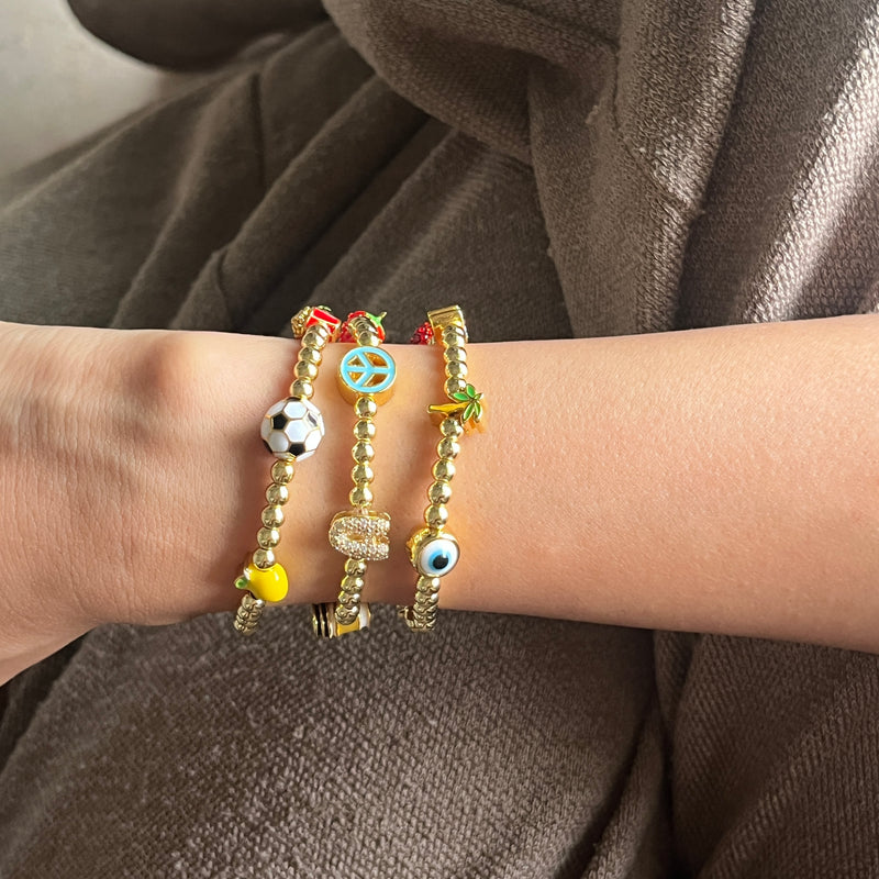 Gold Pop Charm Bracelet