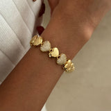 Studded Bubble Heart Bracelet