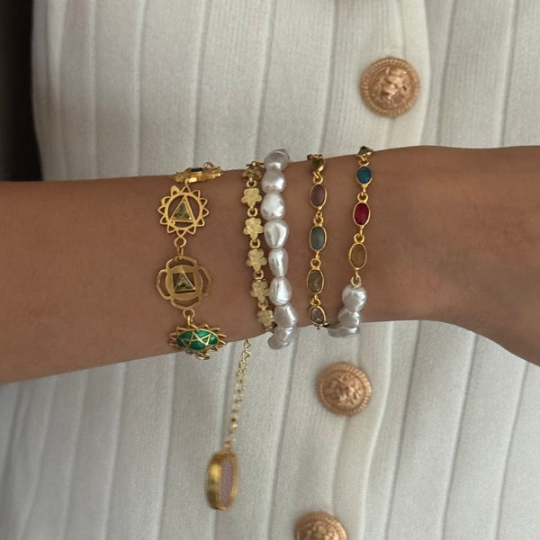 Prism Cluster Wrap Bracelet ( Due to high demand ships after 5 days)