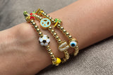 Gold Pop Charm Bracelet