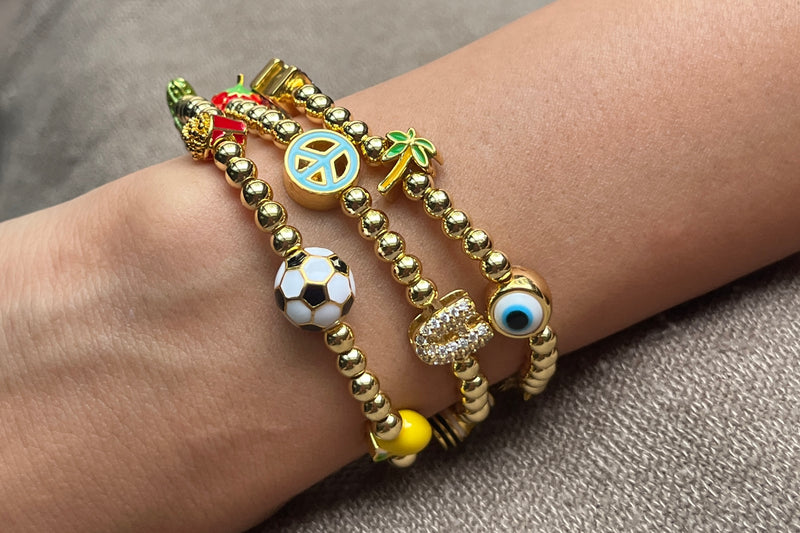 Gold Pop Charm Bracelet