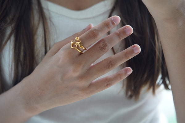 Personalized Name Ring