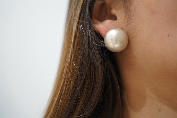 Oversized Pearl Earrings