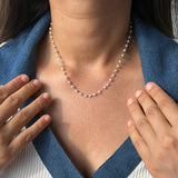 Three way Pearl & Beaded Magnetic necklace/bracelet