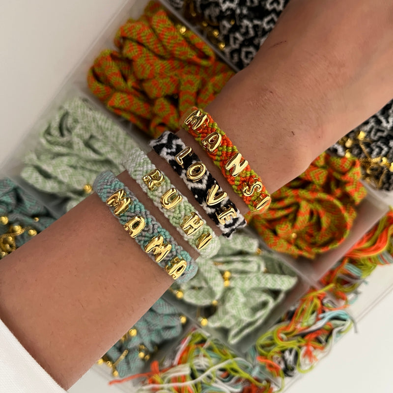 Personalised Name Woven Bracelet