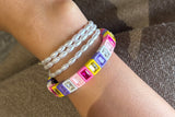 Set of 2 - Jewel Play  Stack - Versa Wrap and Gem Bracelet