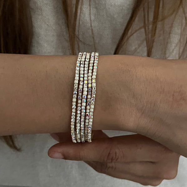 Luna Frost Confetti Bracelets - Set of 5