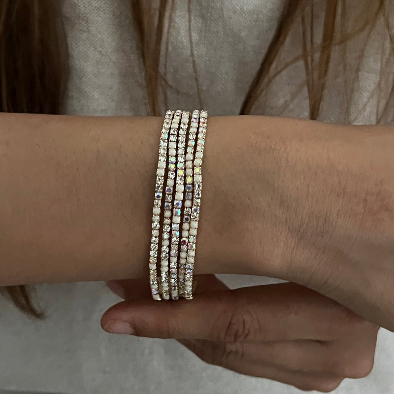 Luna Frost Confetti Bracelets - Set of 5