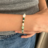 Wild Fern & Pearl Bracelet