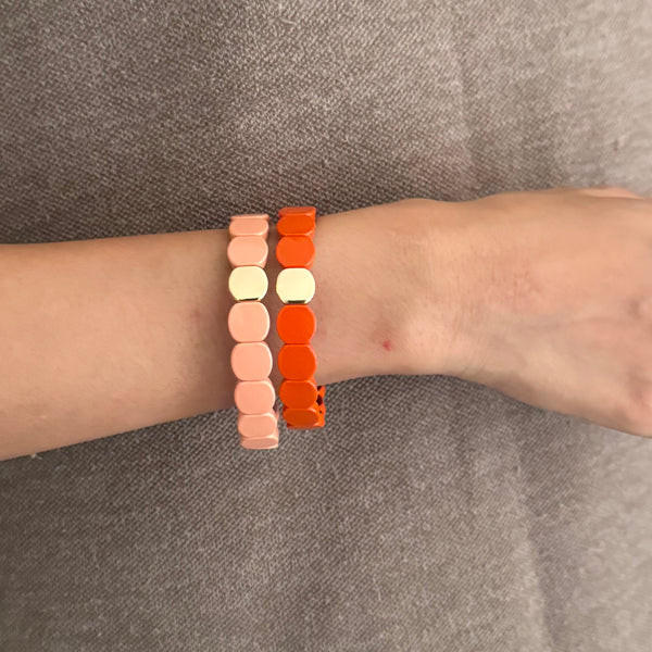 Set of 2 - Coral Candy Stack