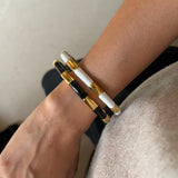 Enamel Monochrome Cuff