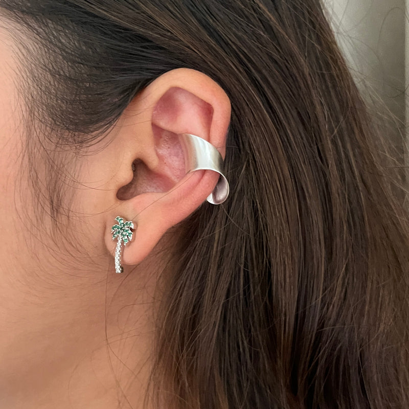 925 Silver Curve Earcuffs