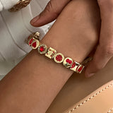 Red Charm Me Bracelet