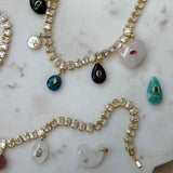 Personalised Meher Charm Necklace (Tennis Necklace)