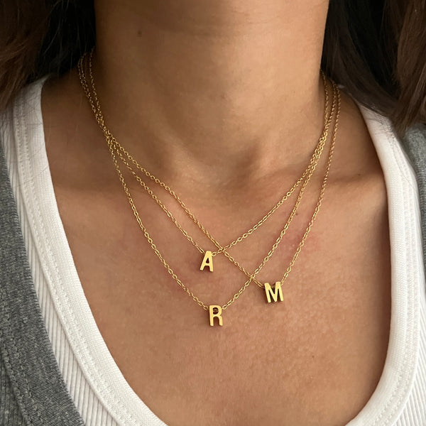 The Dainty Edit - Initial Necklace