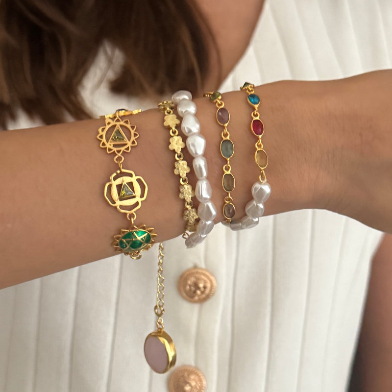 Prism Cluster Wrap Bracelet ( Due to high demand ships after 5 days)