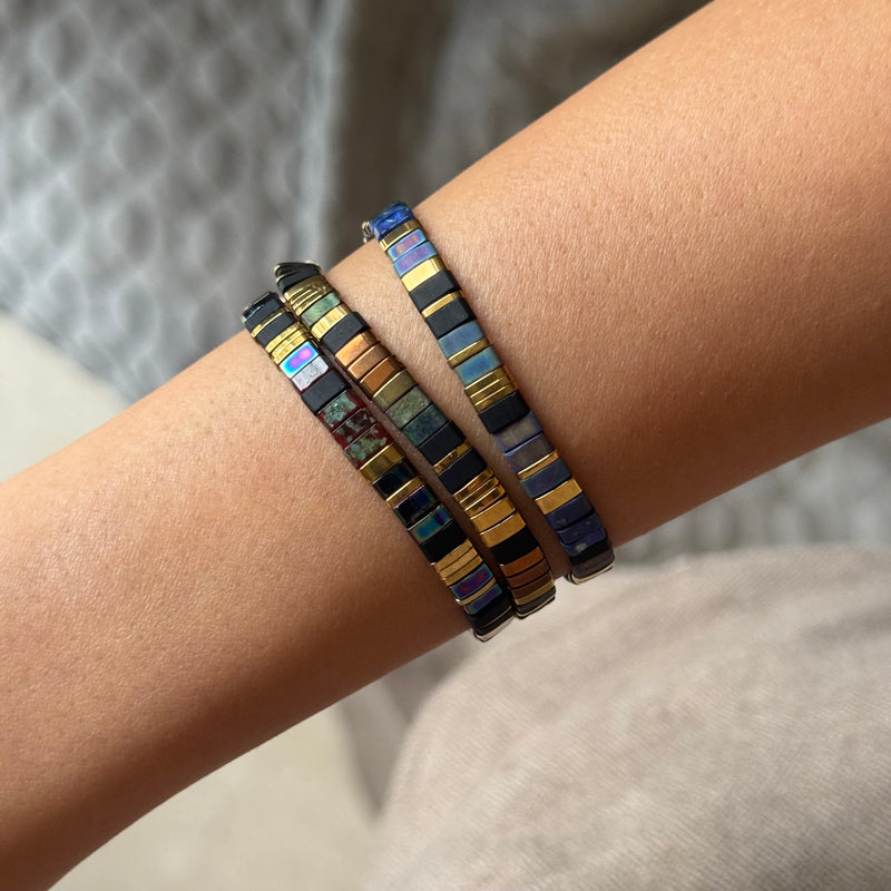 Set of 3 - Moonwave Tila Bracelets (Due to high demand ships after 8 business days)