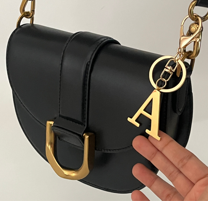 Initial Bag Charm