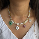Personalised Meher Charm Necklace (Tennis Necklace)