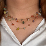 Pastel Stones Magnetic Necklace