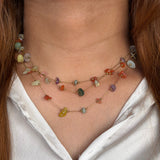 Pastel Stones Magnetic Necklace