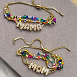 Mom & Mama Beaded Mini Bubble Name Bracelet