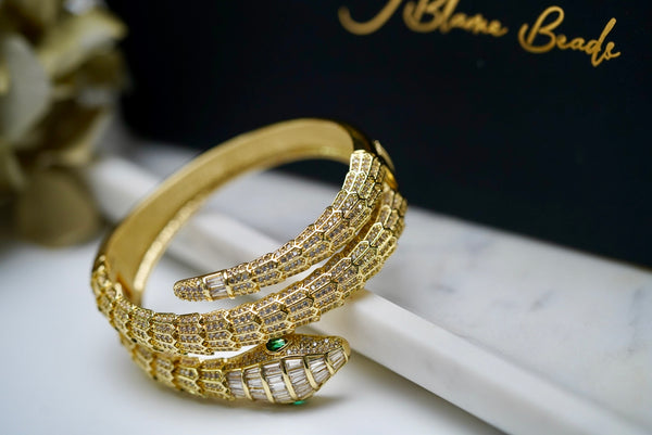 Slithering Serpent Snake Cuff