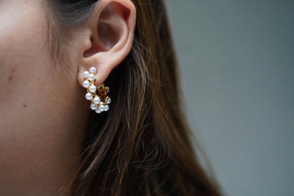 Yara Pearl Hoops
