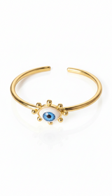 Blue Evil Eye Cuff