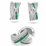 Green Luna Luxe Earcuffs