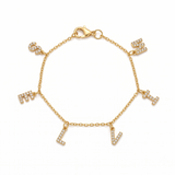 Personalized Crystal Name Bracelet  (Due to High Demand Ships After 10 Business Days)