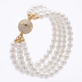 Pearl Studded Magnetic Bracelet