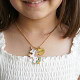 Kids Unicorn Name Necklace