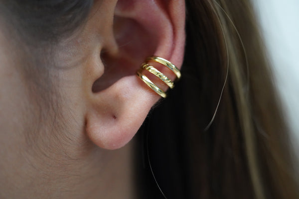 Triple Bar Ear Cuff